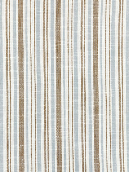 SCALAMANDRE  PEMBROKE STRIPE FABRIC BLUESTONE   - SC 000227116 NEW SKU # SC271160002