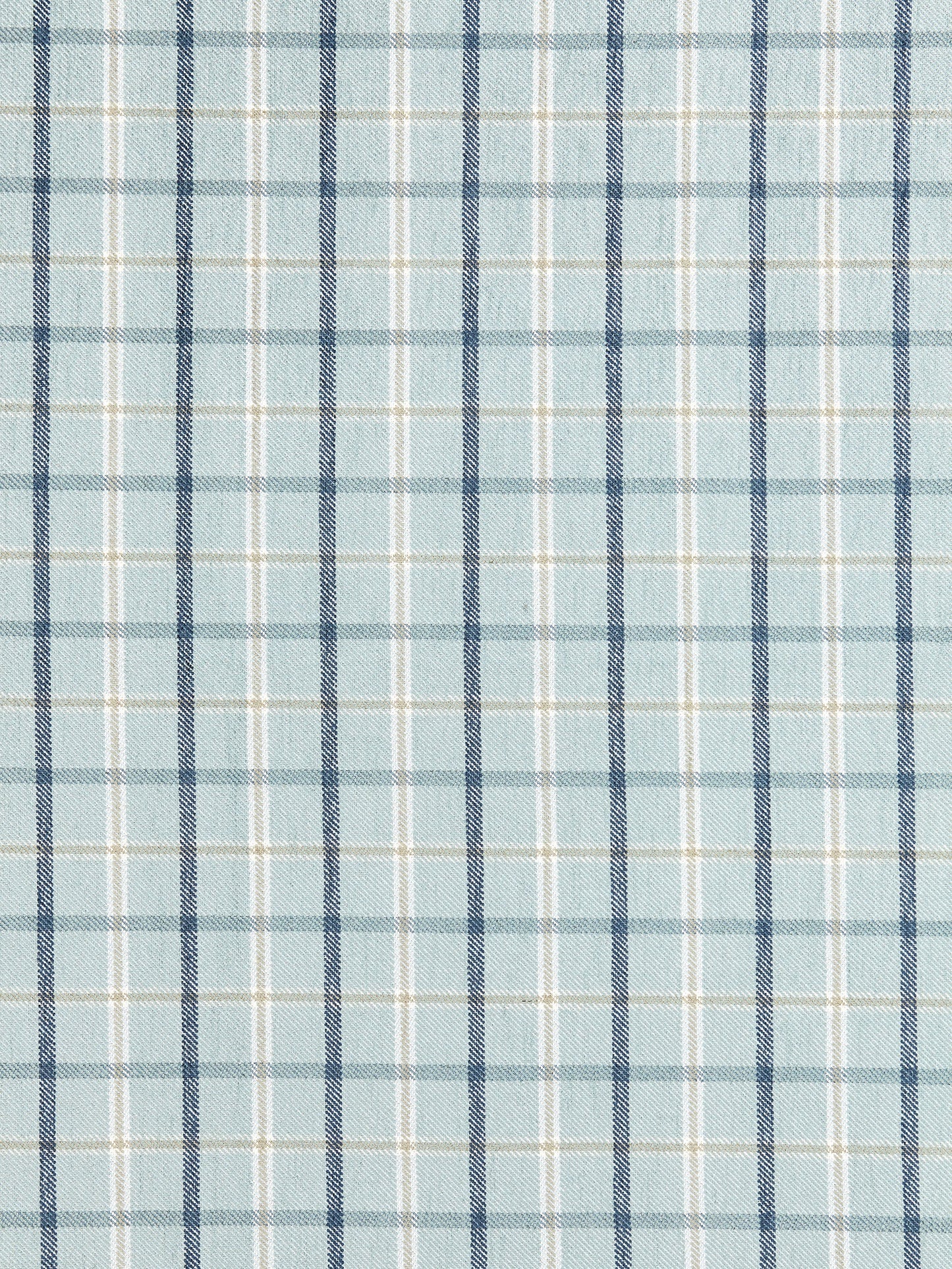 SCALAMANDRE  BRISTOL PLAID FABRIC MINERAL   - SC 000227121