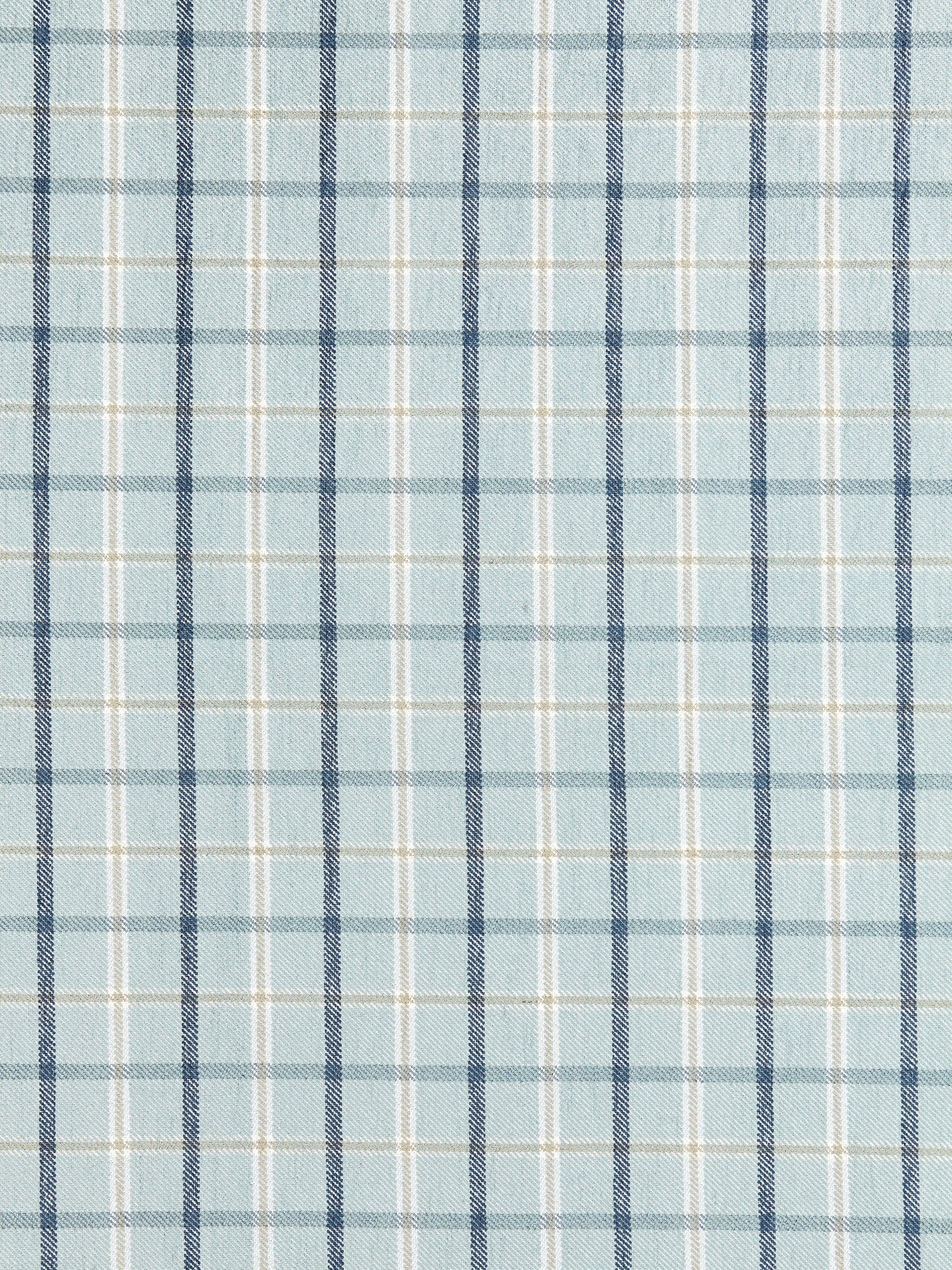 SCALAMANDRE  BRISTOL PLAID FABRIC MINERAL   - SC 000227121