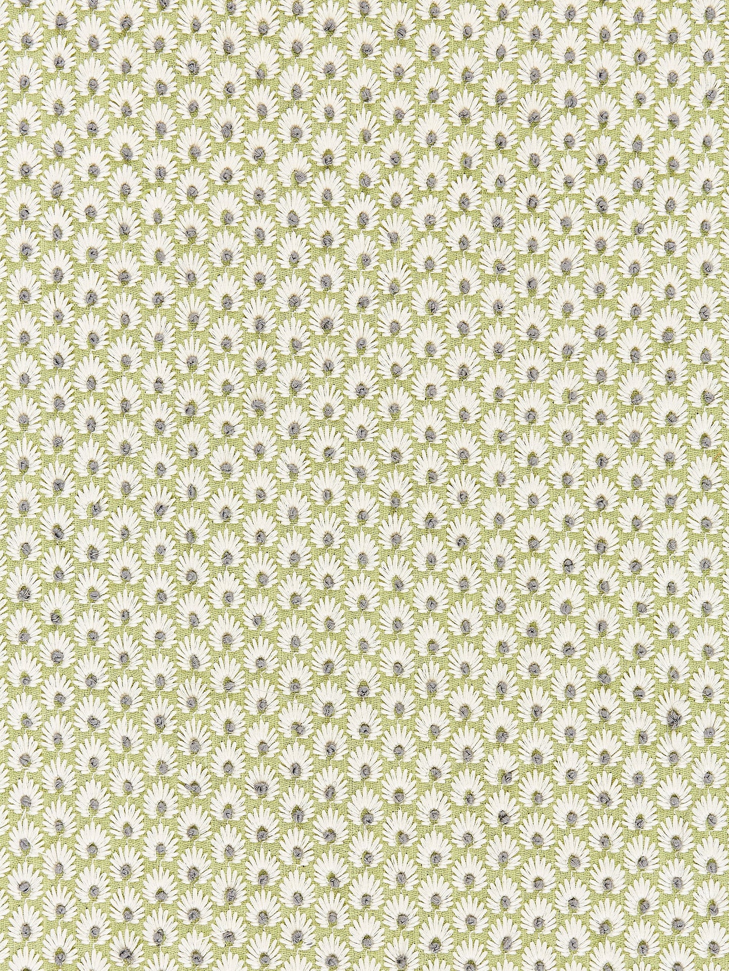 SCALAMANDRE  FLEUR EMBROIDERY FABRIC CELERY   - SC 000227123