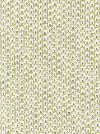 SCALAMANDRE  FLEUR EMBROIDERY FABRIC CELERY   - SC 000227123 NEW SKU # SC271230002
