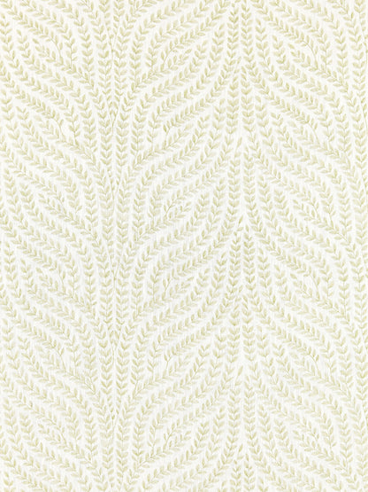 SCALAMANDRE  WILLOW VINE EMBROIDERY FABRIC CELERY   - SC 000227125 NEW SKU # SC271250002
