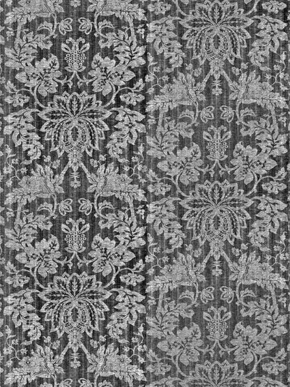 SCALAMANDRE  METALLINE DAMASK FABRIC FLAX   - SC 000227136 NEW SKU # SC271360002