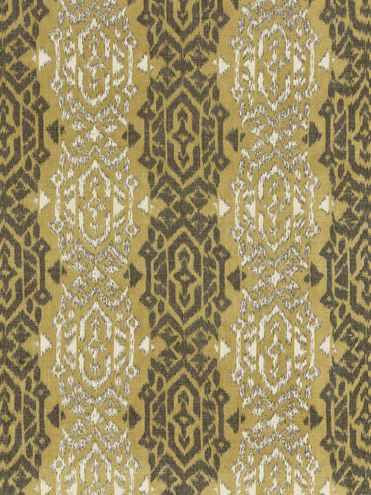 SCALAMANDRE  SUMATRA IKAT WEAVE FABRIC GOLDEN WHEAT   - SC 000227167