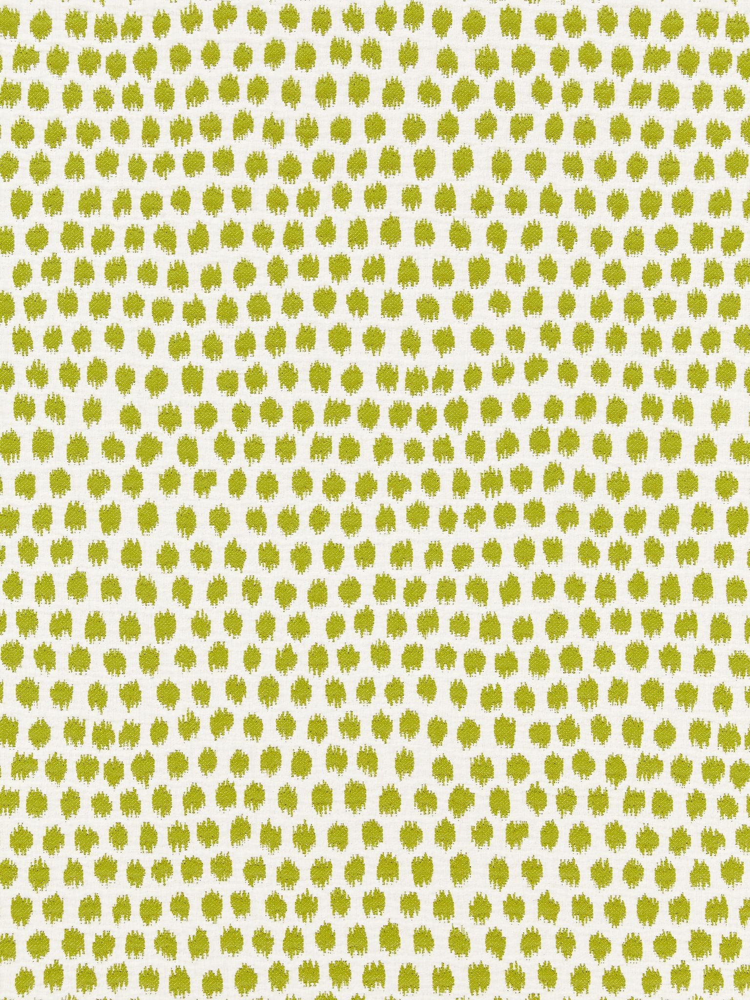 SCALAMANDRE  DOT WEAVE FABRIC CHARTREUSE   - SC 000227182