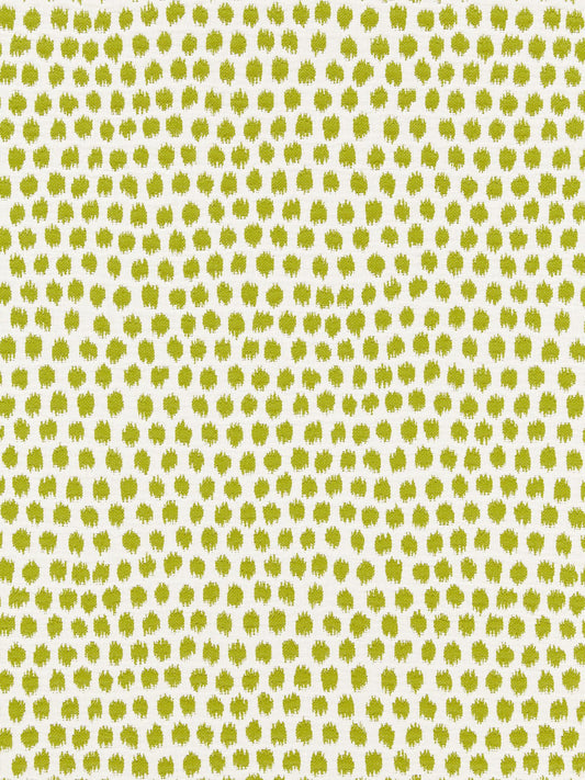 SCALAMANDRE  DOT WEAVE FABRIC CHARTREUSE   - SC 000227182