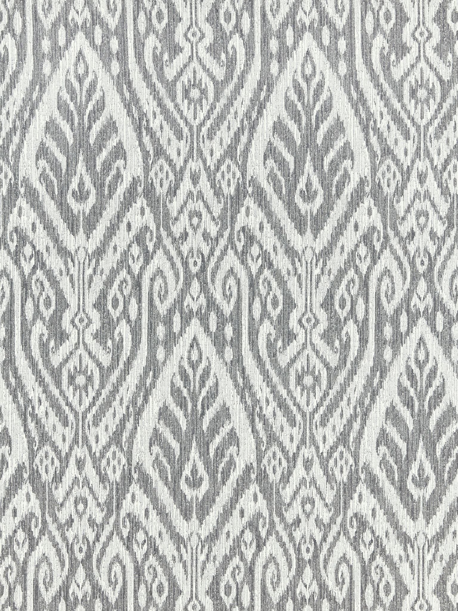 SCALAMANDRE  BORNEO IKAT FABRIC SMOKE   - SC 000227196