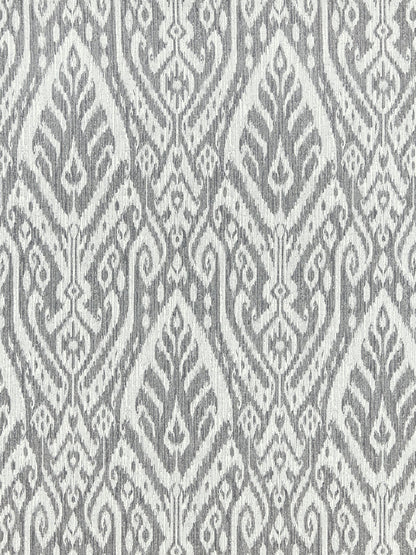 SCALAMANDRE  BORNEO IKAT FABRIC SMOKE   - SC 000227196 NEW SKU # SC271960002
