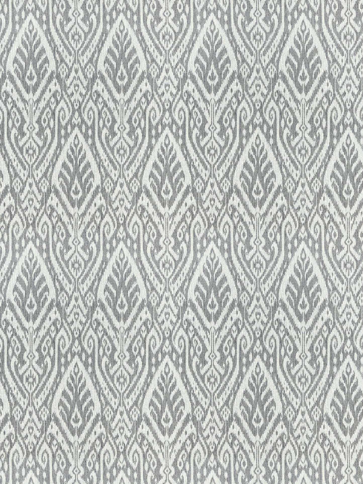 SCALAMANDRE  BORNEO IKAT FABRIC SMOKE   - SC 000227196 NEW SKU # SC271960002