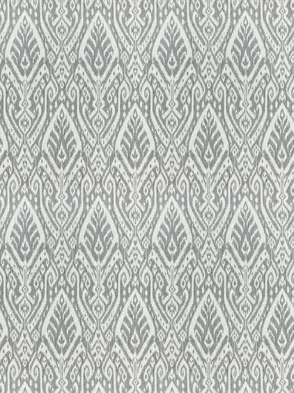 SCALAMANDRE  BORNEO IKAT FABRIC SMOKE   - SC 000227196 NEW SKU # SC271960002