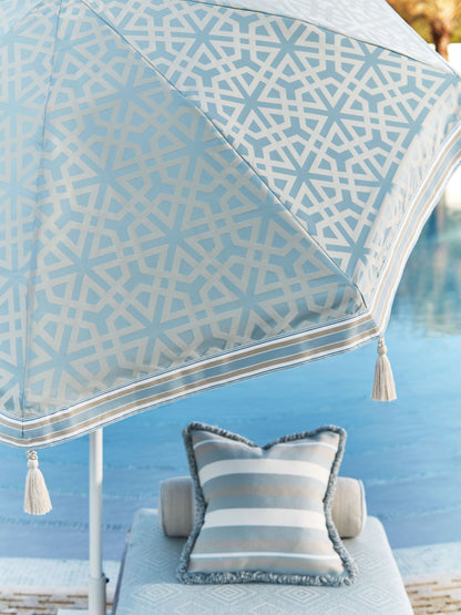 SCALAMANDRE  LISBON WEAVE FABRIC SURF   - SC 000227198 NEW SKU # SC271980002