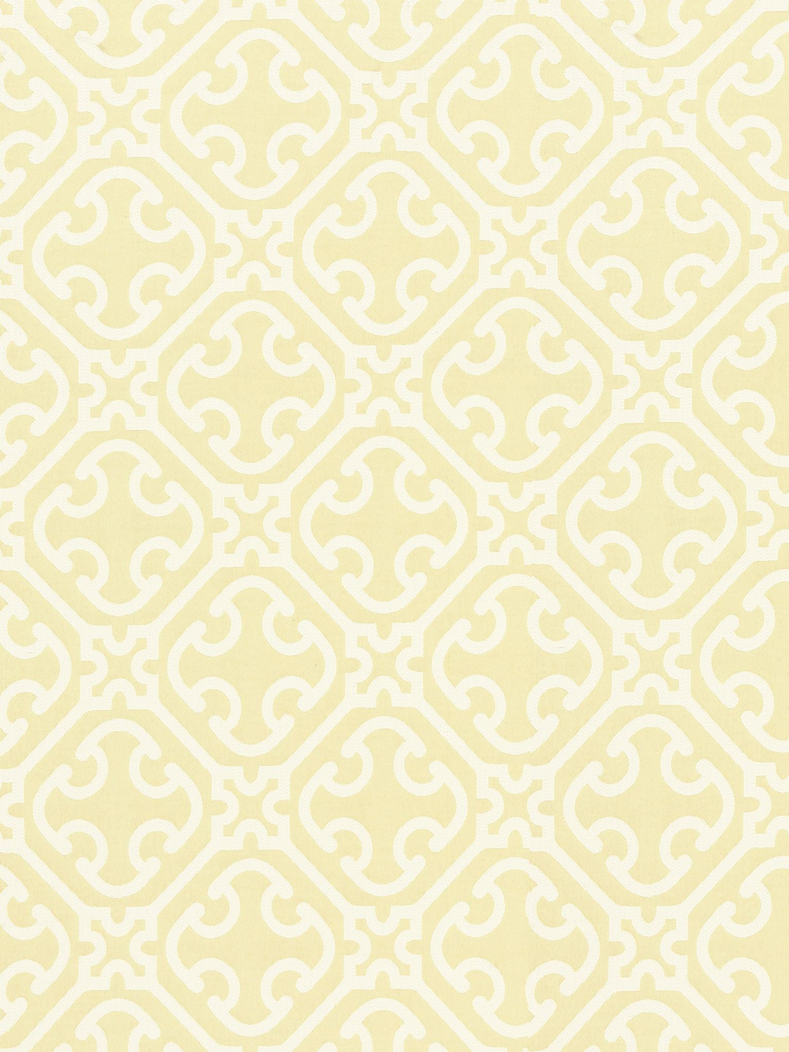 SCALAMANDRE  AILIN LATTICE WEAVE FABRIC CANARY   - SC 000227214