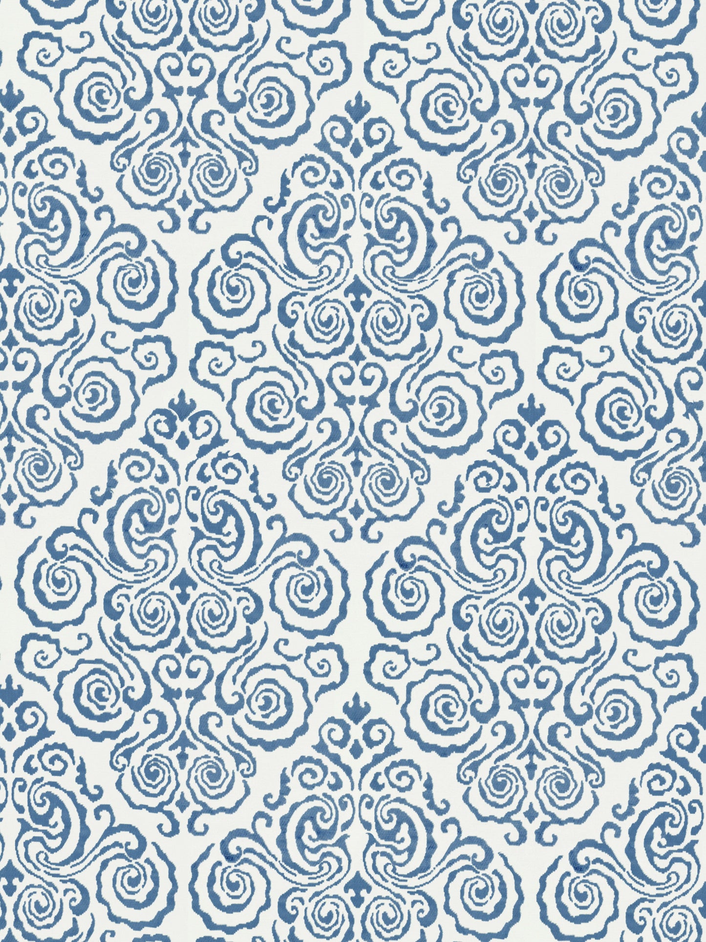 SCALAMANDRE  CIRRUS VELVET DAMASK FABRIC MORNING GLORY   - SC 000227219 NEW SKU # SC272190002