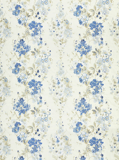 SCALAMANDRE  ANTONELLA LAMPAS FABRIC MORNING GLORY   - SC 000227224 NEW SKU # SC272240002