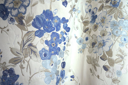 SCALAMANDRE  ANTONELLA LAMPAS FABRIC MORNING GLORY   - SC 000227224 NEW SKU # SC272240002