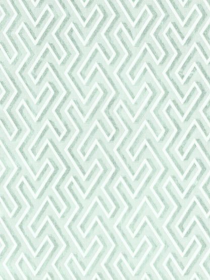 SCALAMANDRE  MAZE VELVET FABRIC HARBOR   - SC 000227237 NEW SKU # SC272370002