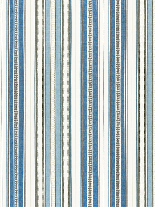 SCALAMANDRE  NILE STRIPE FABRIC BLUE JAY   - SC 000227253