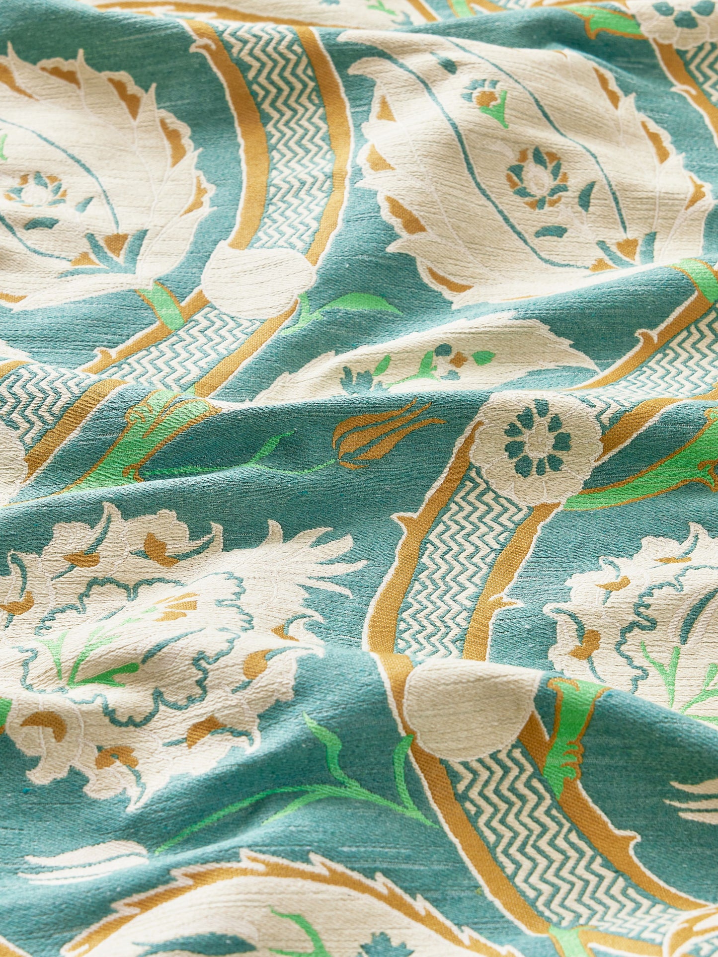 SCALAMANDRE  KEMHA WOVEN FABRIC VERDIGRIS   - SC 000227326