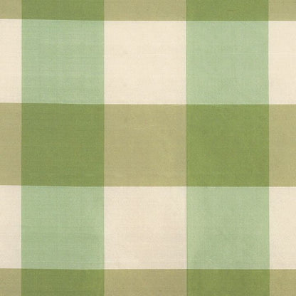 SCALAMANDRE  WOODLAND CHECK FABRIC GREEN & IVORY   - SC 000236291 NEW SKU # SC362910002