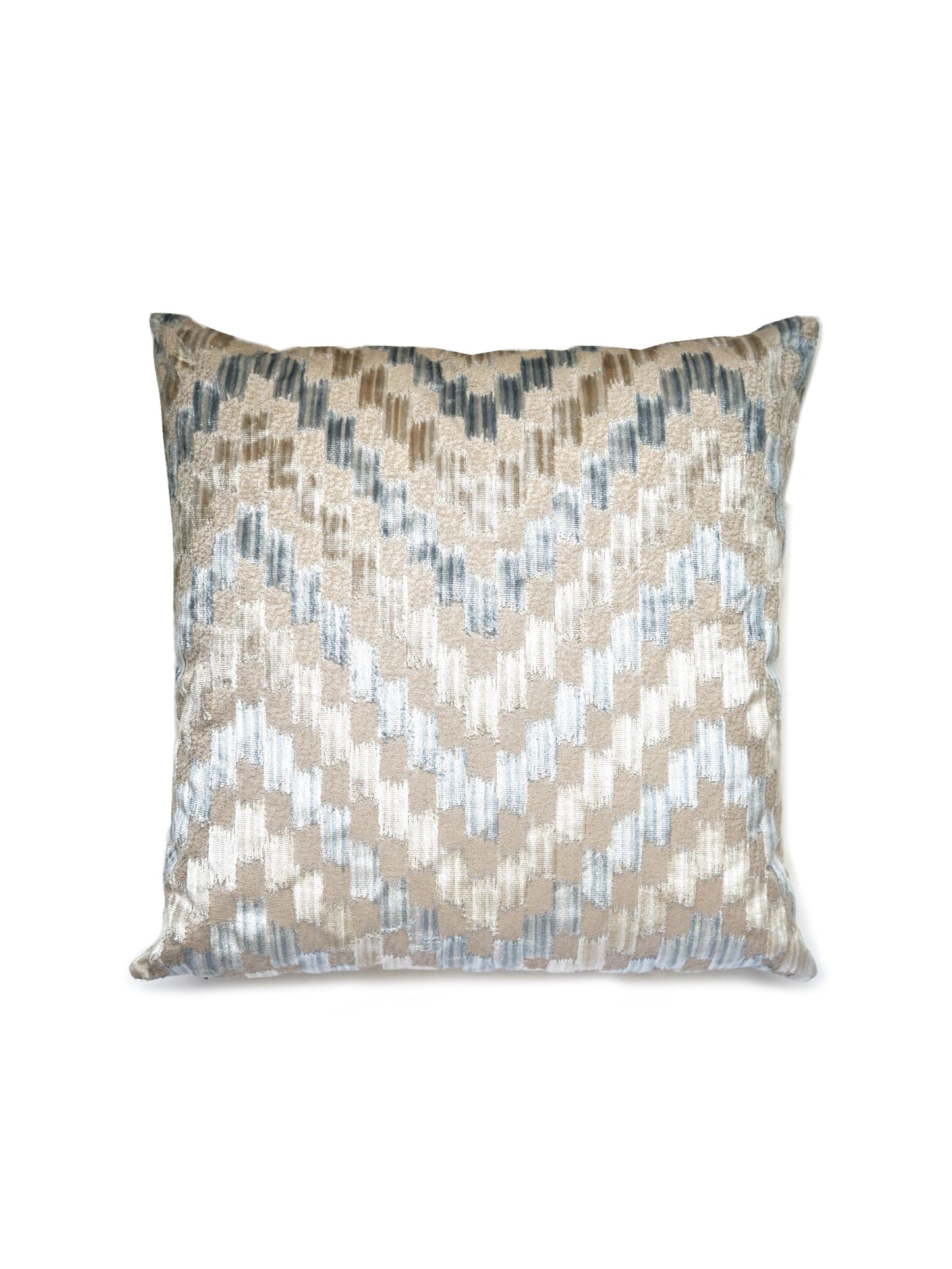 SCALAMANDRE PILLOWS   CHEVRON / HERRINGBONE SQUARE    - SC 0002ANKAPILL NEW SKU # SCANKAPILL0002