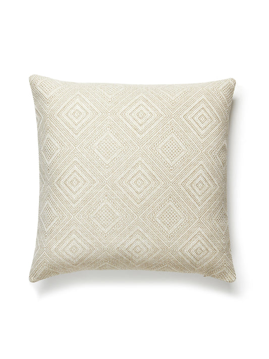 SCALAMANDRE PILLOWS   DIAMOND / OGEE 
GEOMETRIC SQUARE    - SC 0002ANTGPILL NEW SKU # SCANTGPILL0002