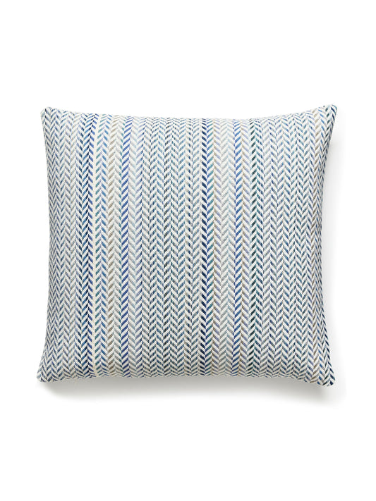 SCALAMANDRE PILLOWS   CHEVRON / HERRINGBONE 
STRIPE SQUARE    - SC 0002ARROPILL