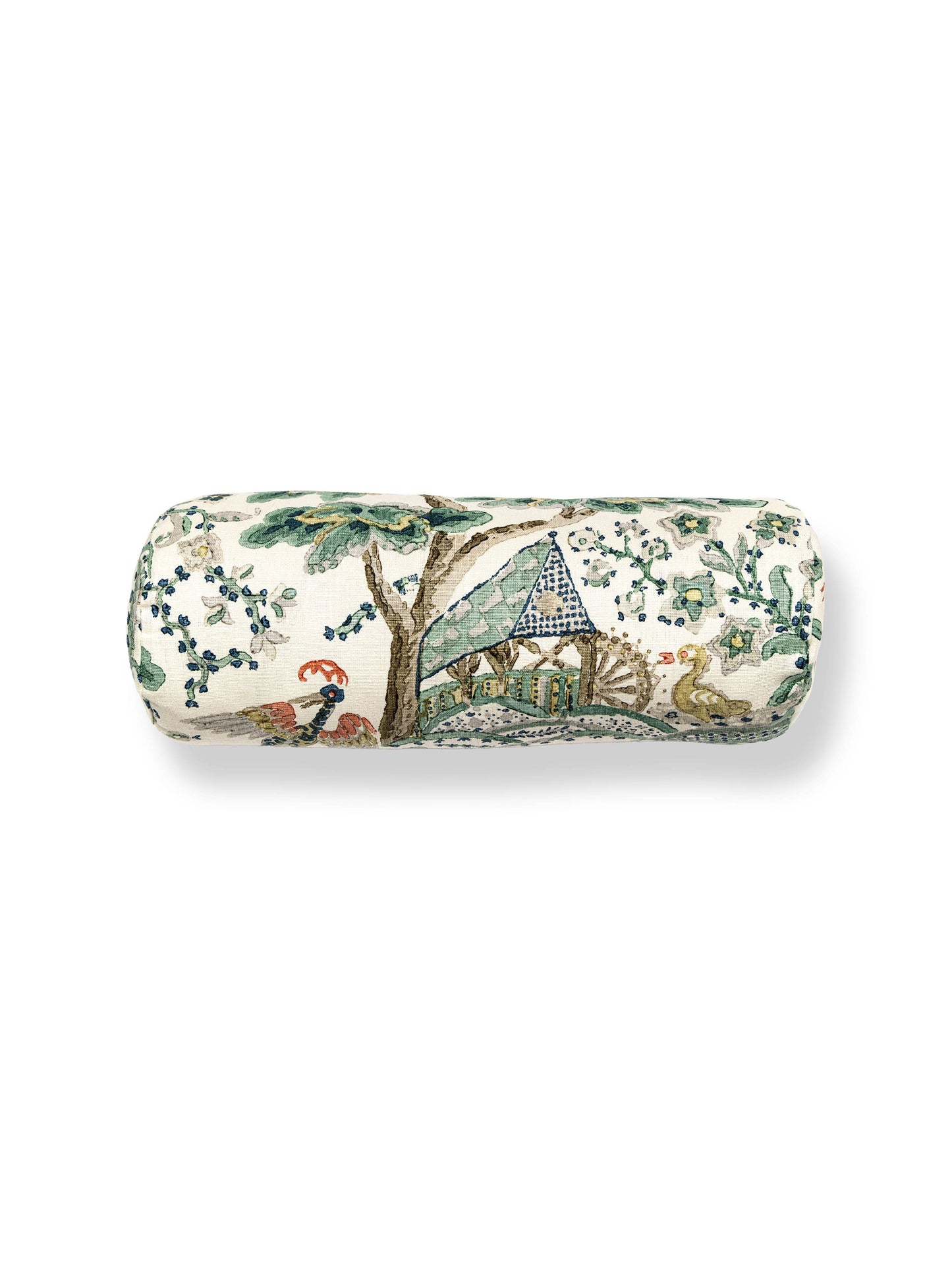 SCALAMANDRE PILLOWS   BIRD / ANIMAL 
BOTANICAL / FOLIAGE 
SCENIC BOLSTER    - SC 0002BADK16590