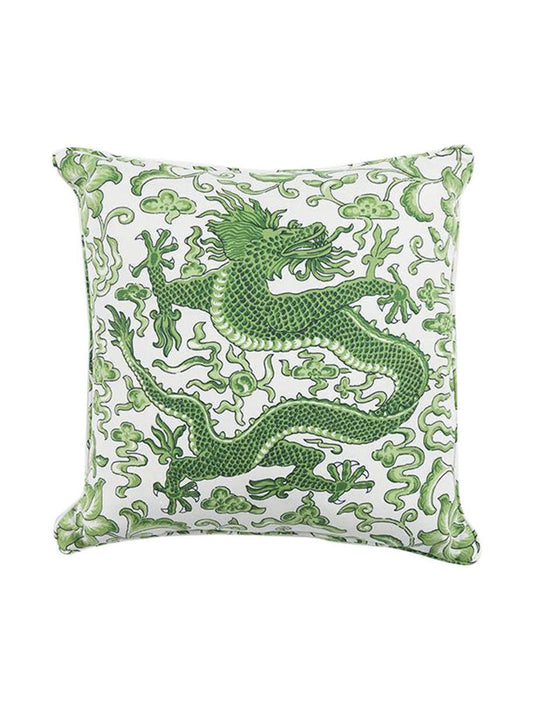 SCALAMANDRE PILLOWS   BIRD / ANIMAL / INSECT / SHELL 
BOTANICAL / FOLIAGE 
CHINOISERIE SQUARE    - SC 0002DRAGONPIL