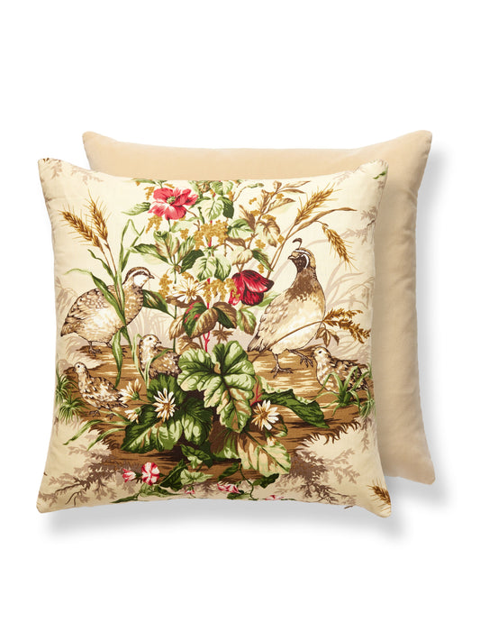 SCALAMANDRE PILLOWS   BIRD / ANIMAL 
BOTANICAL / FOLIAGE 
FLORAL 
SCENIC SQUARE    - SC 0002EDWINPILL