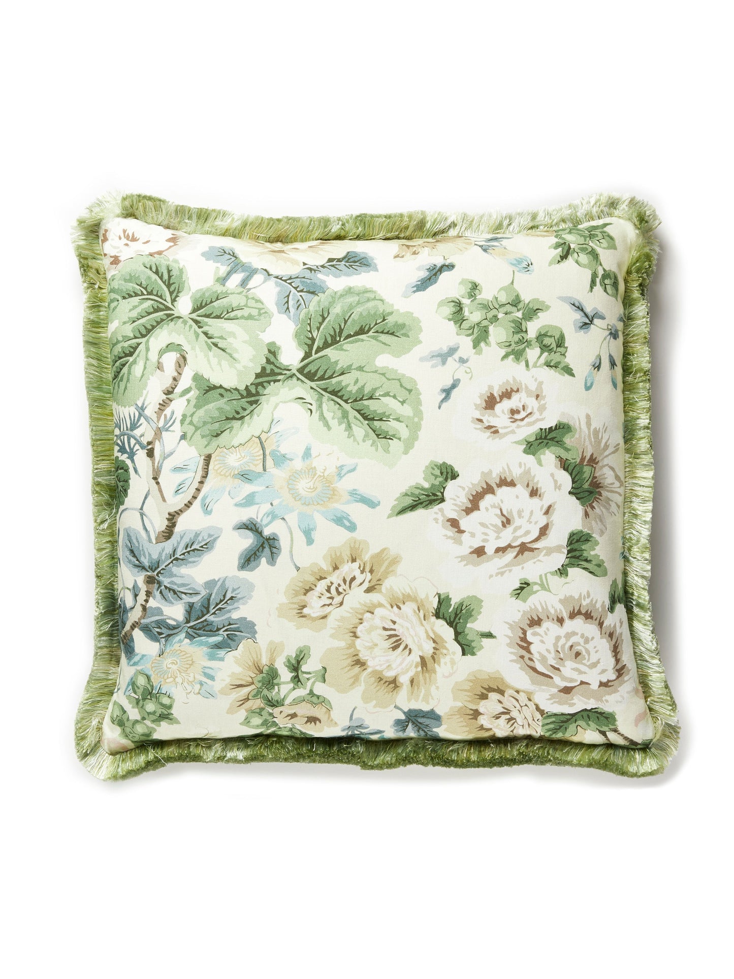 SCALAMANDRE PILLOWS   FLORAL SQUARE    - SC 0002HIGHPILL NEW SKU # SCHIGHPILL0002
