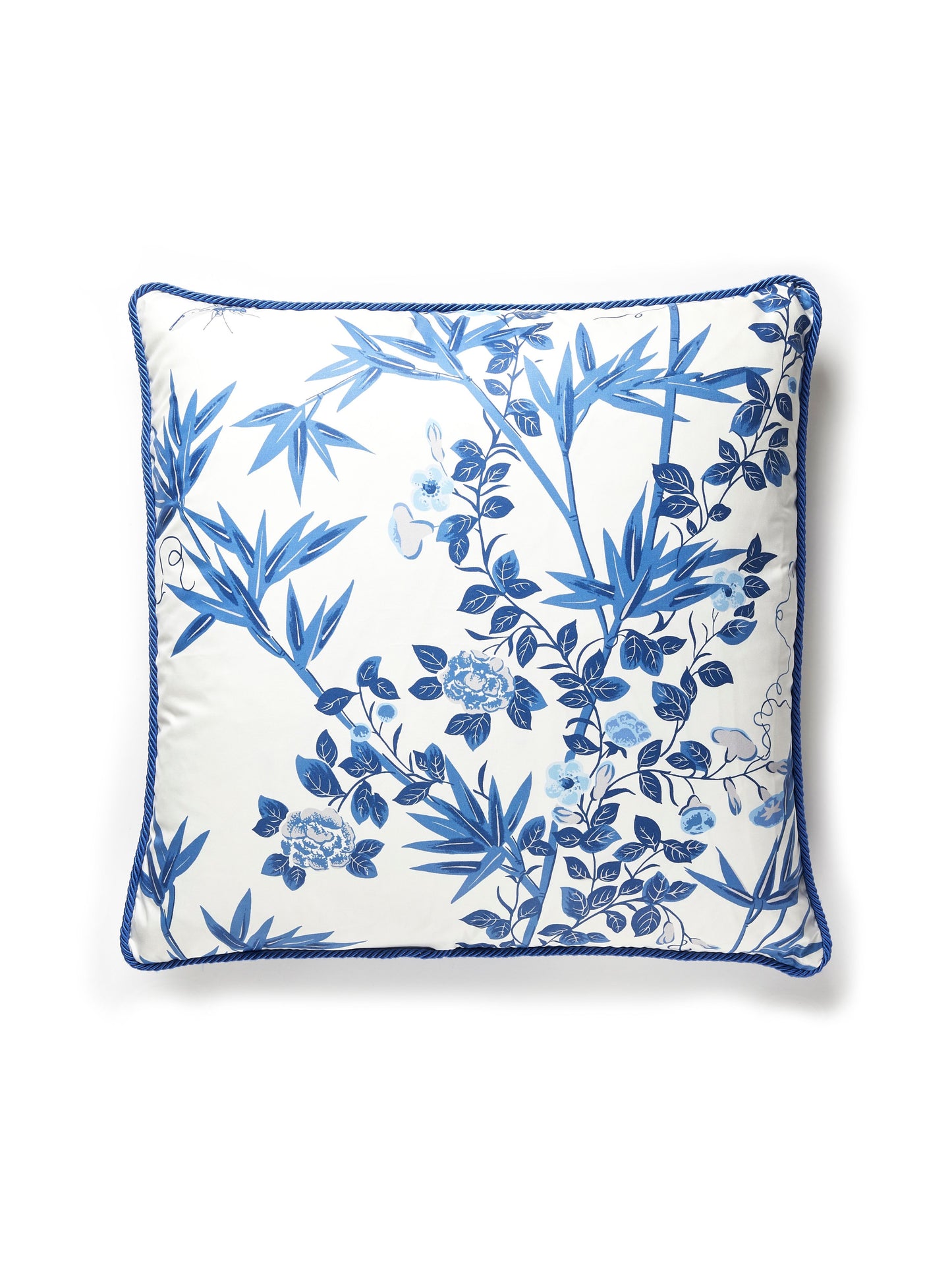 SCALAMANDRE PILLOWS   CHINOISERIE 
FLORAL SQUARE    - SC 0002JARDPILL