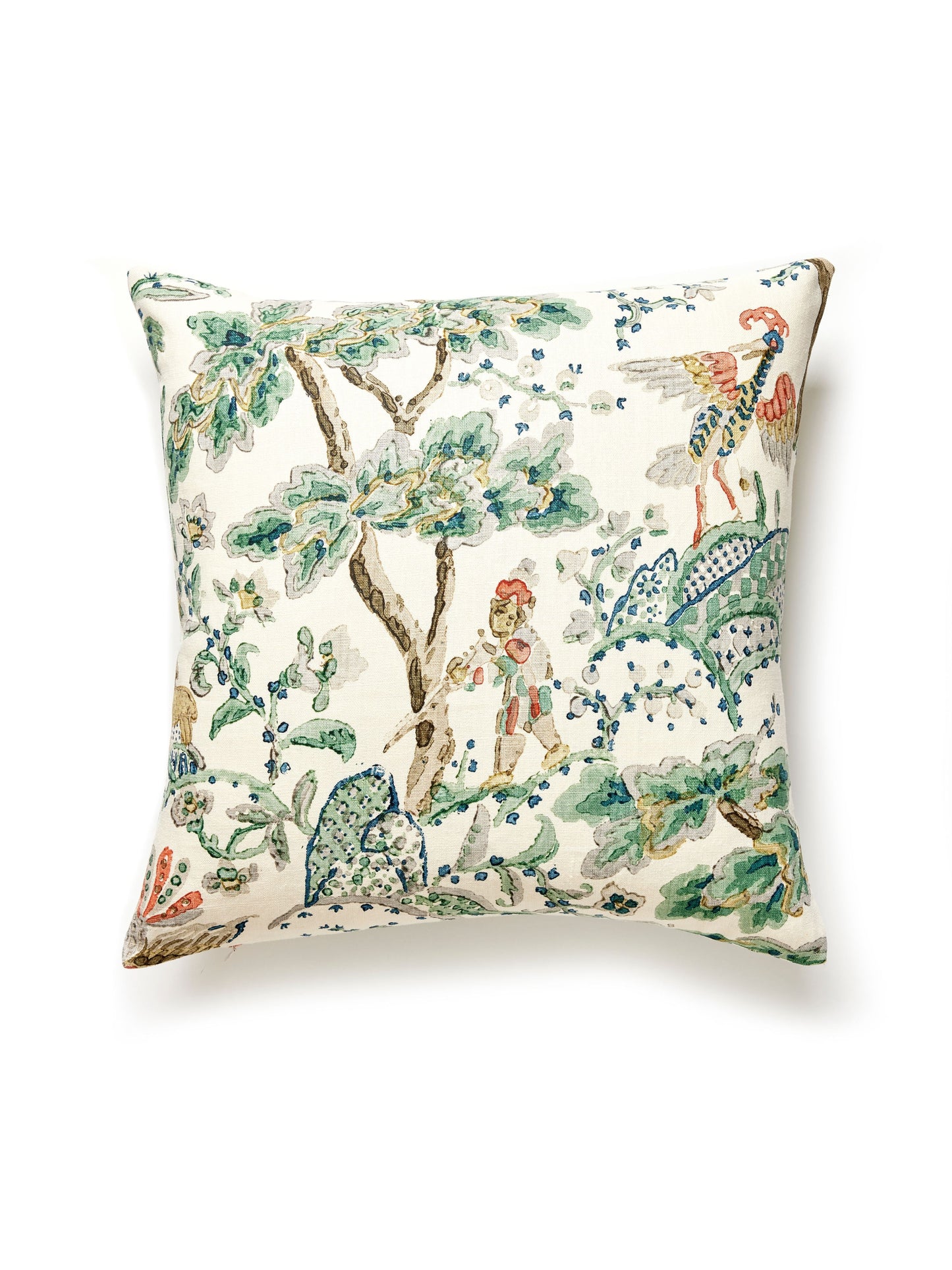 SCALAMANDRE PILLOWS   BIRD / ANIMAL 
BOTANICAL / FOLIAGE 
SCENIC SQUARE    - SC 0002KELMPILL NEW SKU # SCKELMPILL0002