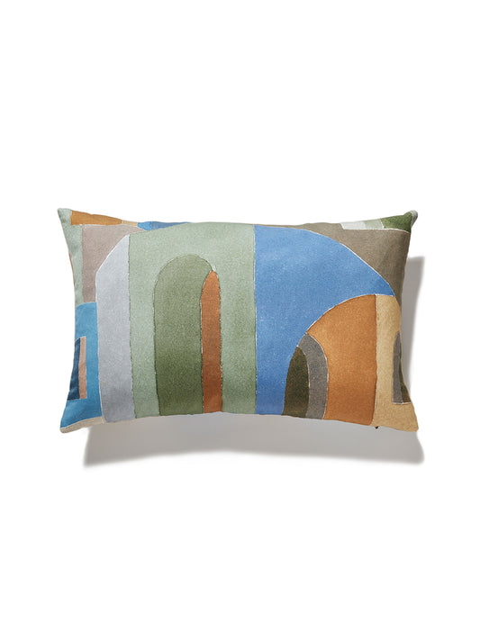 SCALAMANDRE PILLOWS   ABSTRACT 
GRAPHIC 
SCENIC LUMBAR    - SC 0002LRIADPILL