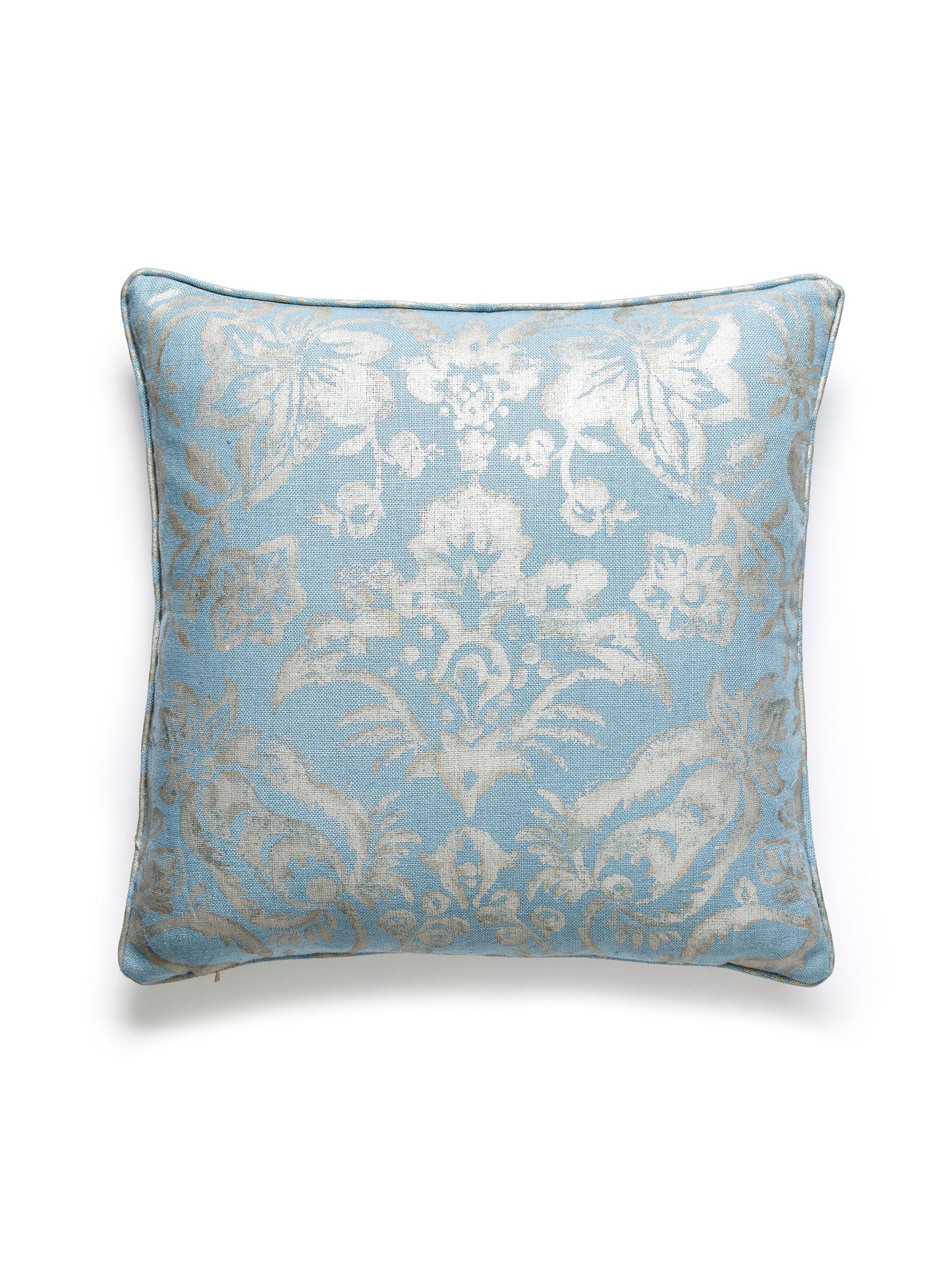 SCALAMANDRE PILLOWS   BOTANICAL / FOLIAGE 
DAMASK 
FLORAL SQUARE    - SC 0002MANSPILL