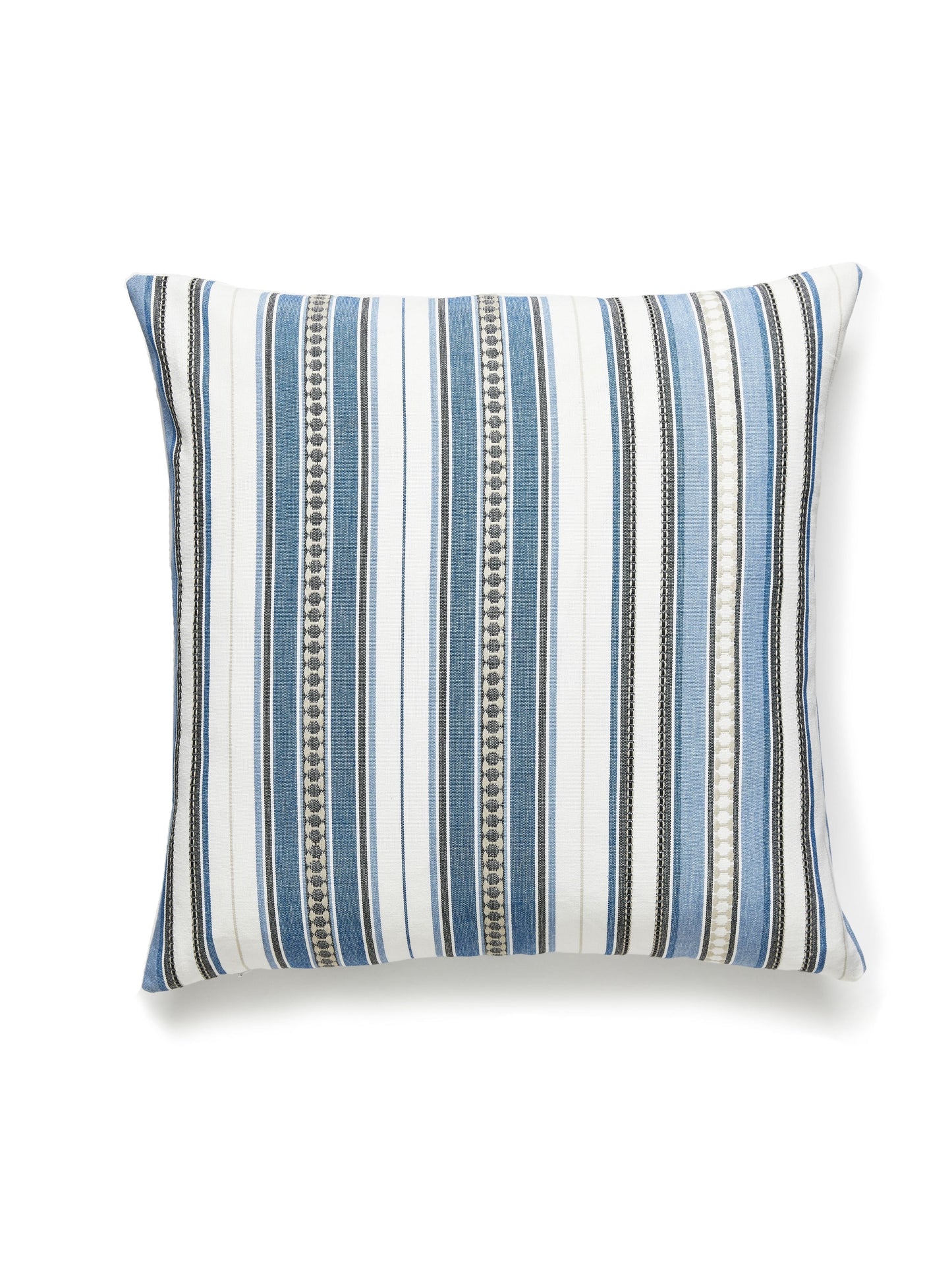 SCALAMANDRE PILLOWS   STRIPE SQUARE    - SC 0002NILEPILL NEW SKU # SCNILEPILL0002