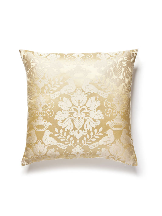 SCALAMANDRE PILLOWS   BIRD / ANIMAL 
DAMASK 
HISTORIC SQUARE    - SC 0002SDDK1098