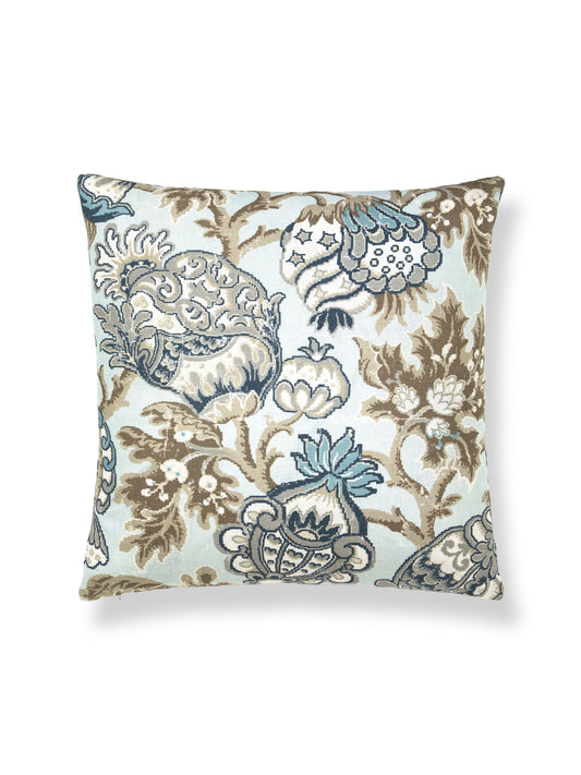 SCALAMANDRE PILLOWS   BOTANICAL / FOLIAGE 
FLORAL 
JACOBEAN / TREE OF LIFE SQUARE    - SC 0002SDDK16593 NEW SKU # SCSDDK165930002