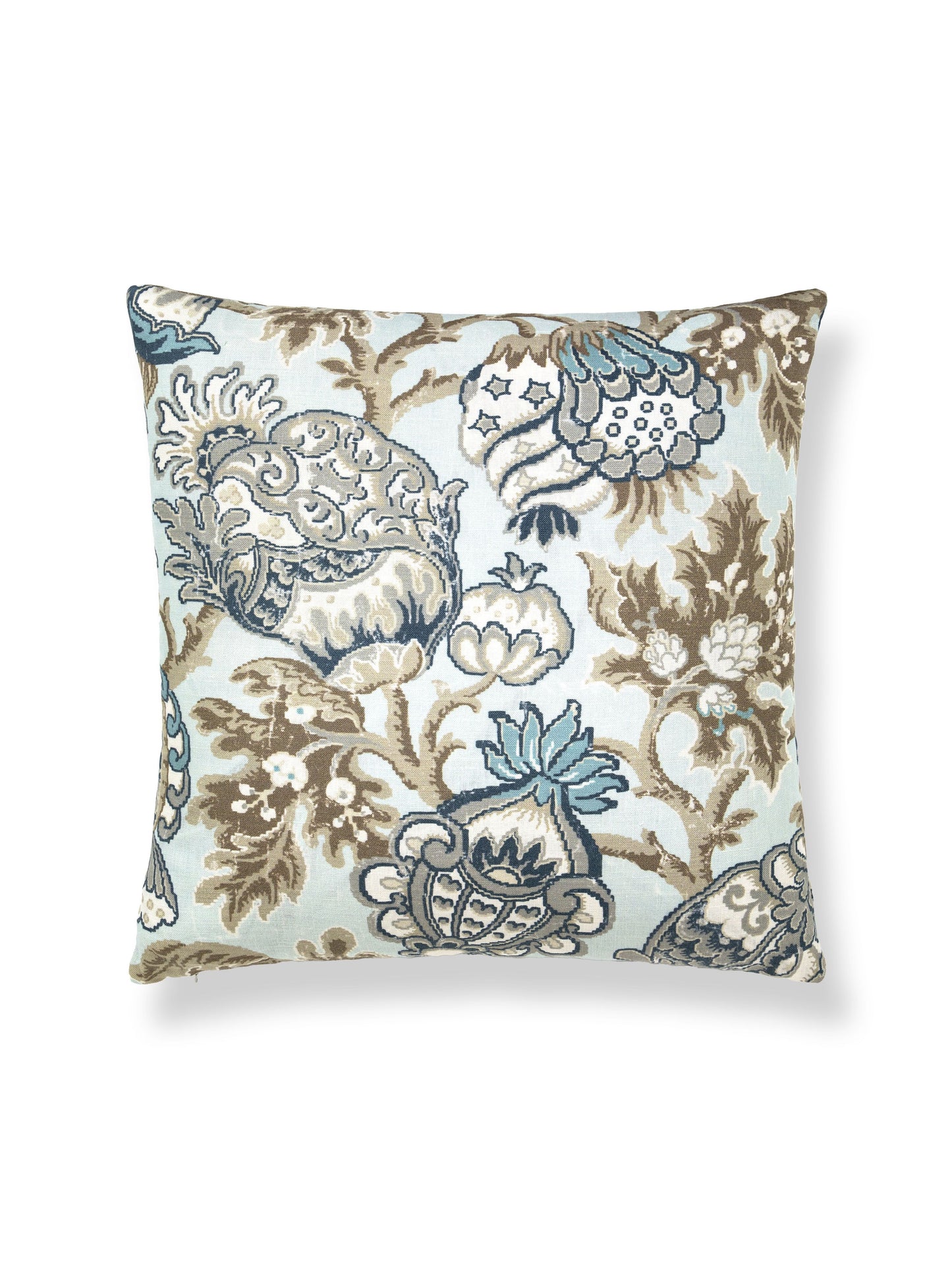 SCALAMANDRE PILLOWS   BOTANICAL / FOLIAGE 
FLORAL 
JACOBEAN / TREE OF LIFE SQUARE    - SC 0002SDDK16593