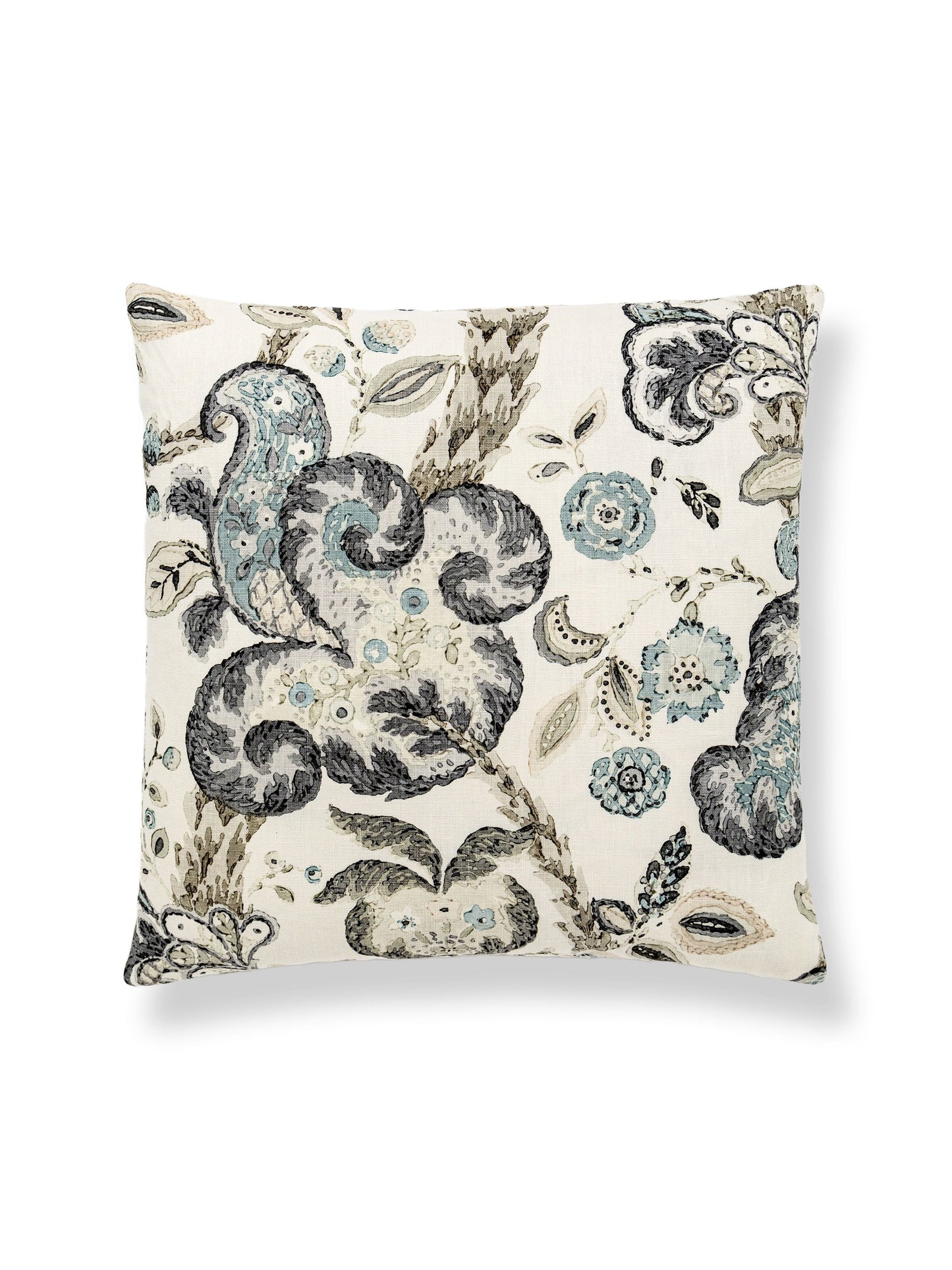 SCALAMANDRE PILLOWS   BOTANICAL / FOLIAGE 
FLORAL SQUARE    - SC 0002SDDK16603 NEW SKU # SCSDDK166030002
