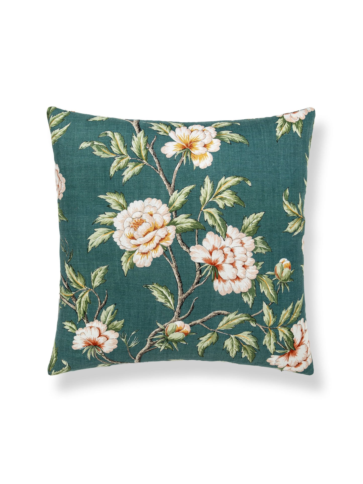 SCALAMANDRE PILLOWS   FLORAL SQUARE    - SC 0002SDDK16616 NEW SKU # SCSDDK166160002