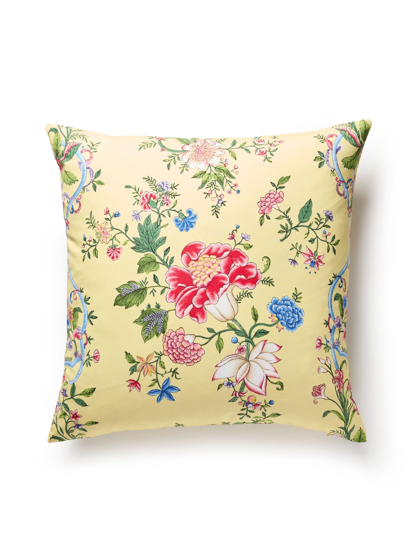 SCALAMANDRE PILLOWS   FLORAL 
FRETWORK / LATTICE SQUARE    - SC 0002SDDK16648