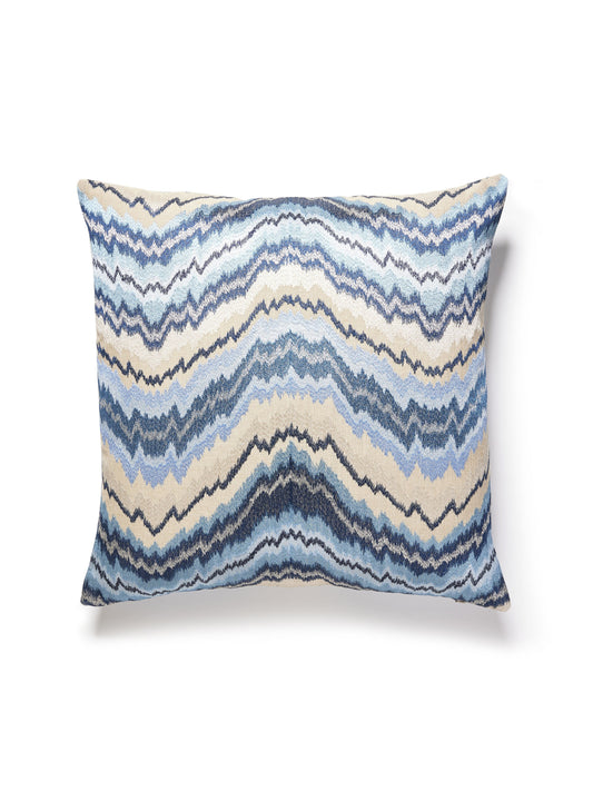 SCALAMANDRE PILLOWS   CHEVRON / HERRINGBONE SQUARE    - SC 0002SDDK27096 NEW SKU # SCSDDK270960002