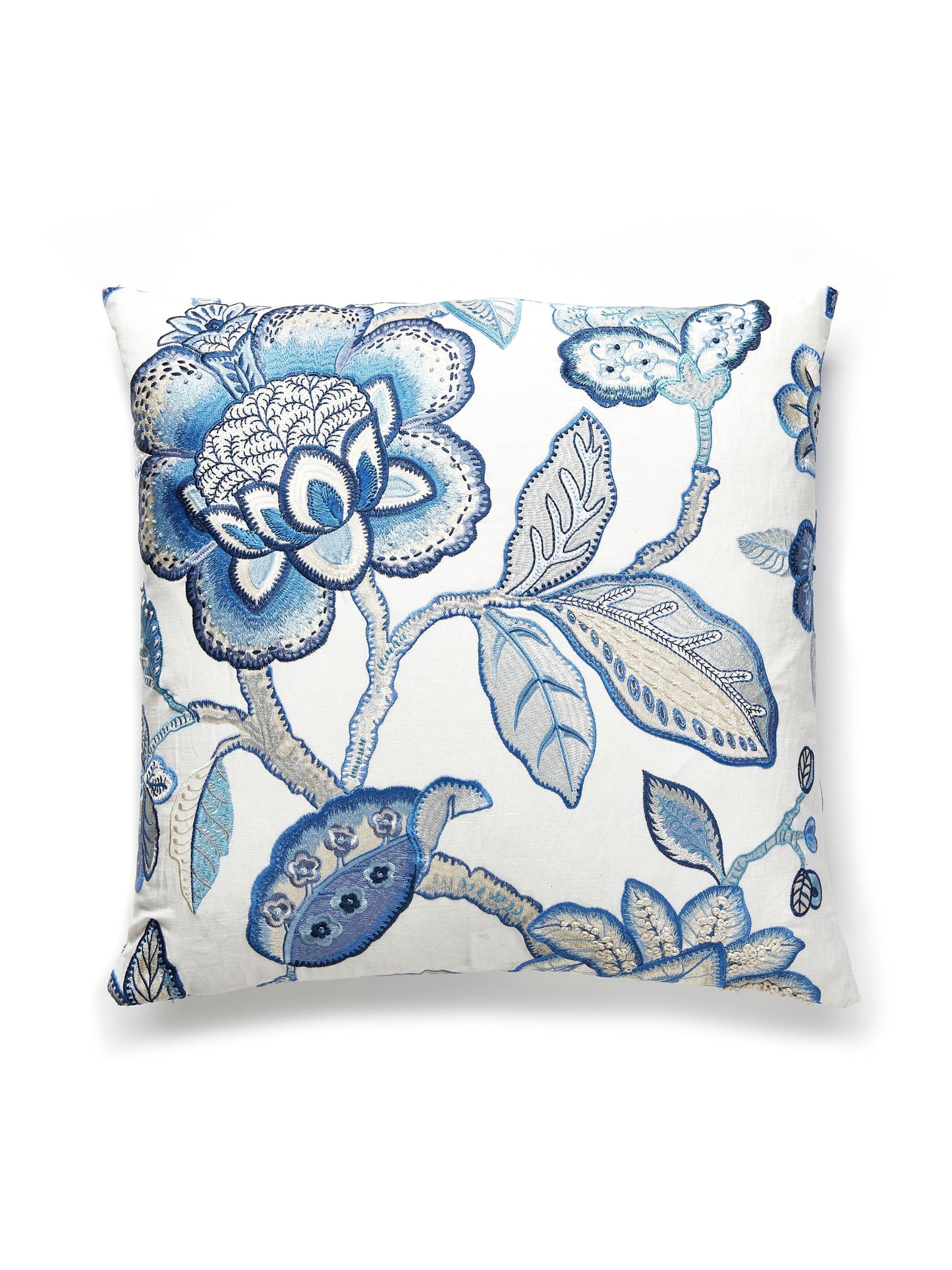 SCALAMANDRE PILLOWS   BOTANICAL / FOLIAGE 
FLORAL SQUARE    - SC 0002SDDK27126 NEW SKU # SCSDDK271260002