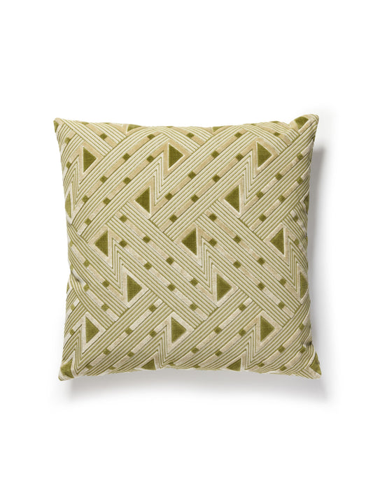 SCALAMANDRE PILLOWS   GEOMETRIC 
GRAPHIC SQUARE    - SC 0002SDDK27323 NEW SKU # SCSDDK273230002