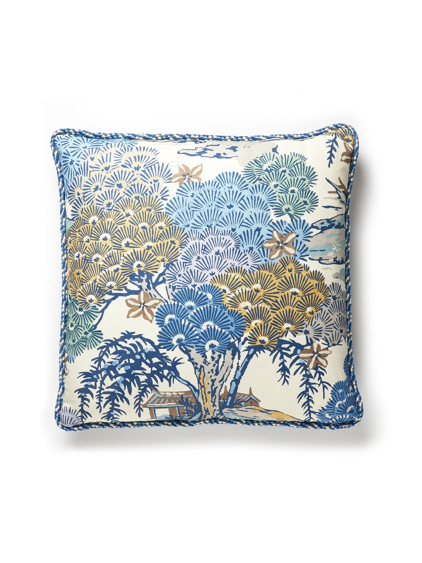 SCALAMANDRE PILLOWS   BOTANICAL / FOLIAGE 
CHINOISERIE 
GRAPHIC 
SCENIC SQUARE    - SC 0002SEAOTPILL