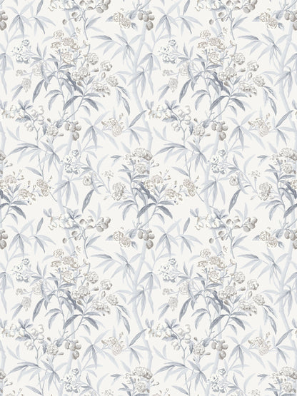 SCALAMANDRE  LANAI BOTANICAL , FOLIAGE 
FLORAL 
HISTORIC SILVER MIST   - SC 0002WP88431 NEW SKU # SCWP884310002