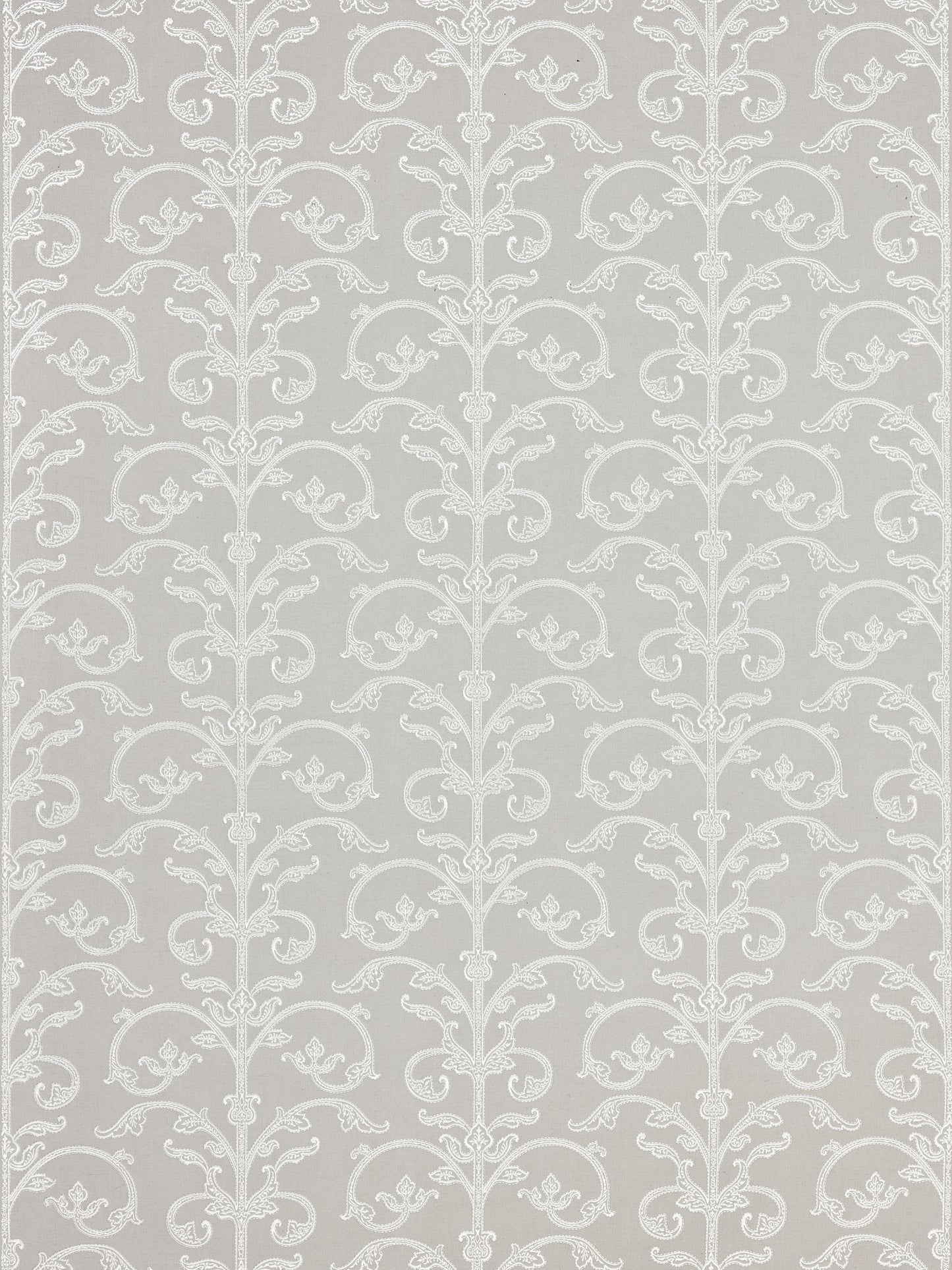 SCALAMANDRE  SAXONY SCROLL WALLCOVERING DAMASK 
FRETWORK , LATTICE 
SCROLL STEEL   - SC 0002WP88558 NEW SKU # SCWP885580002