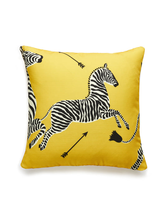 SCALAMANDRE PILLOWS   BIRD / ANIMAL SQUARE    - SC 0002ZEBRAOUT NEW SKU # SCZEBRAOUT0002