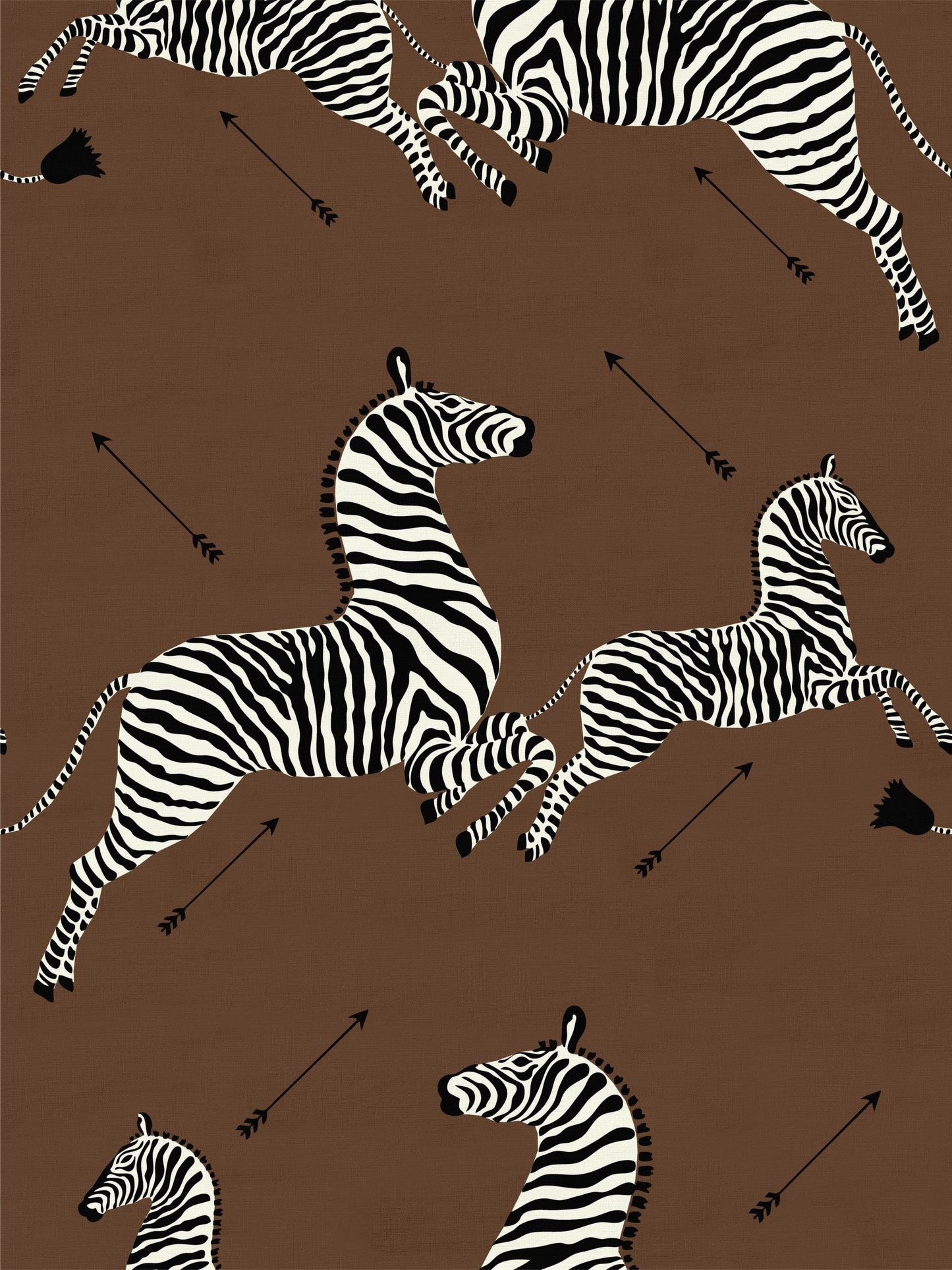 SCALAMANDRE  ZEBRAS - FABRIC FABRIC SAFARI BROWN   - SC 000316496M