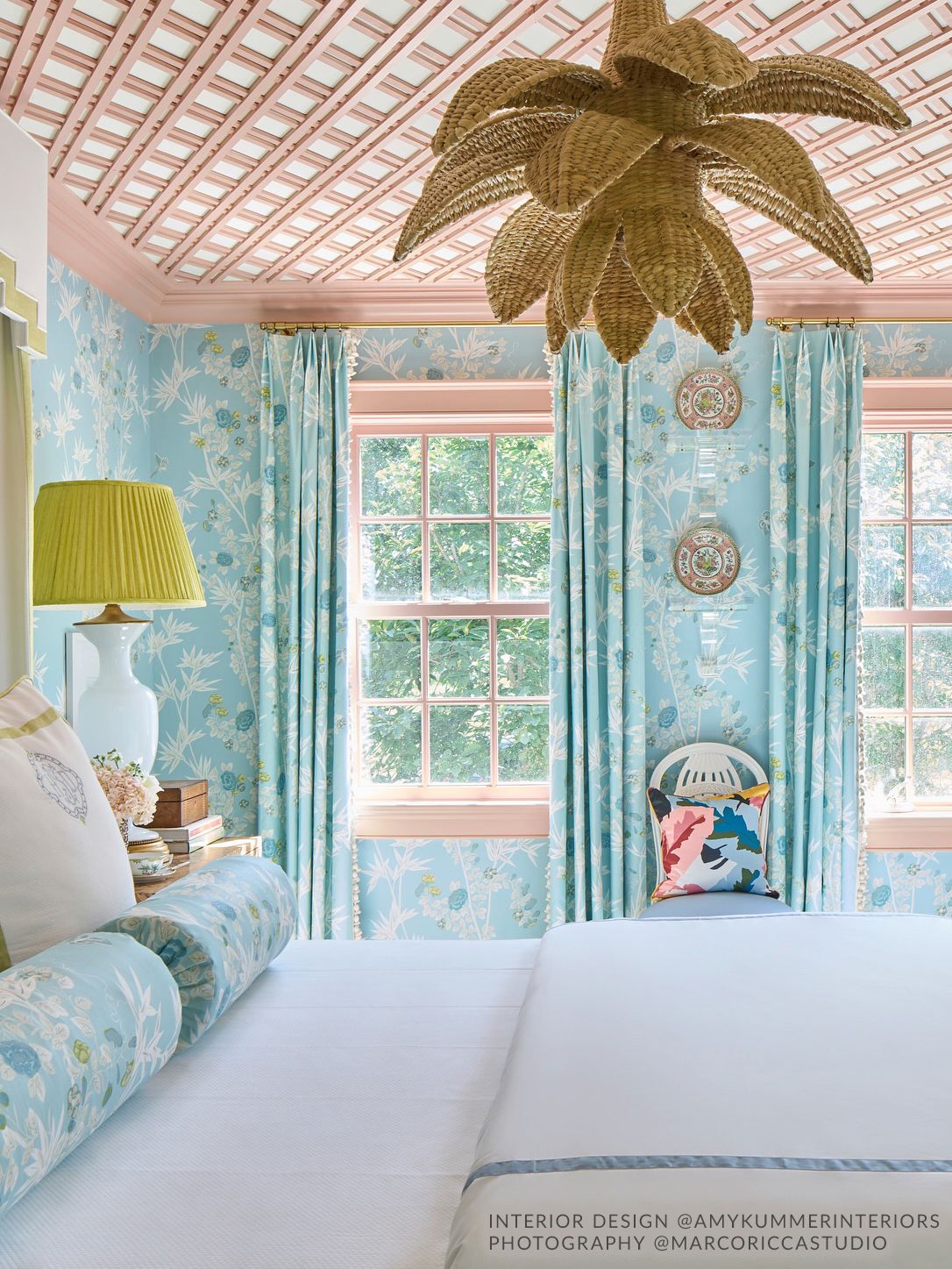 SCALAMANDRE  JARDIN DE CHINE PRINT FABRIC CIEL   - SC 000316608 NEW SKU # SC166080003